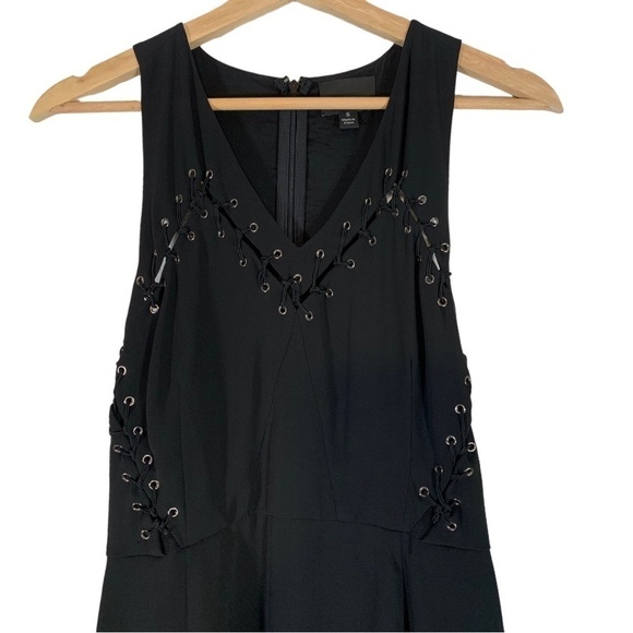 GREYLIN Grommet Lace up Sleeveless Mini Dress Size Small - Picture 3 of 7